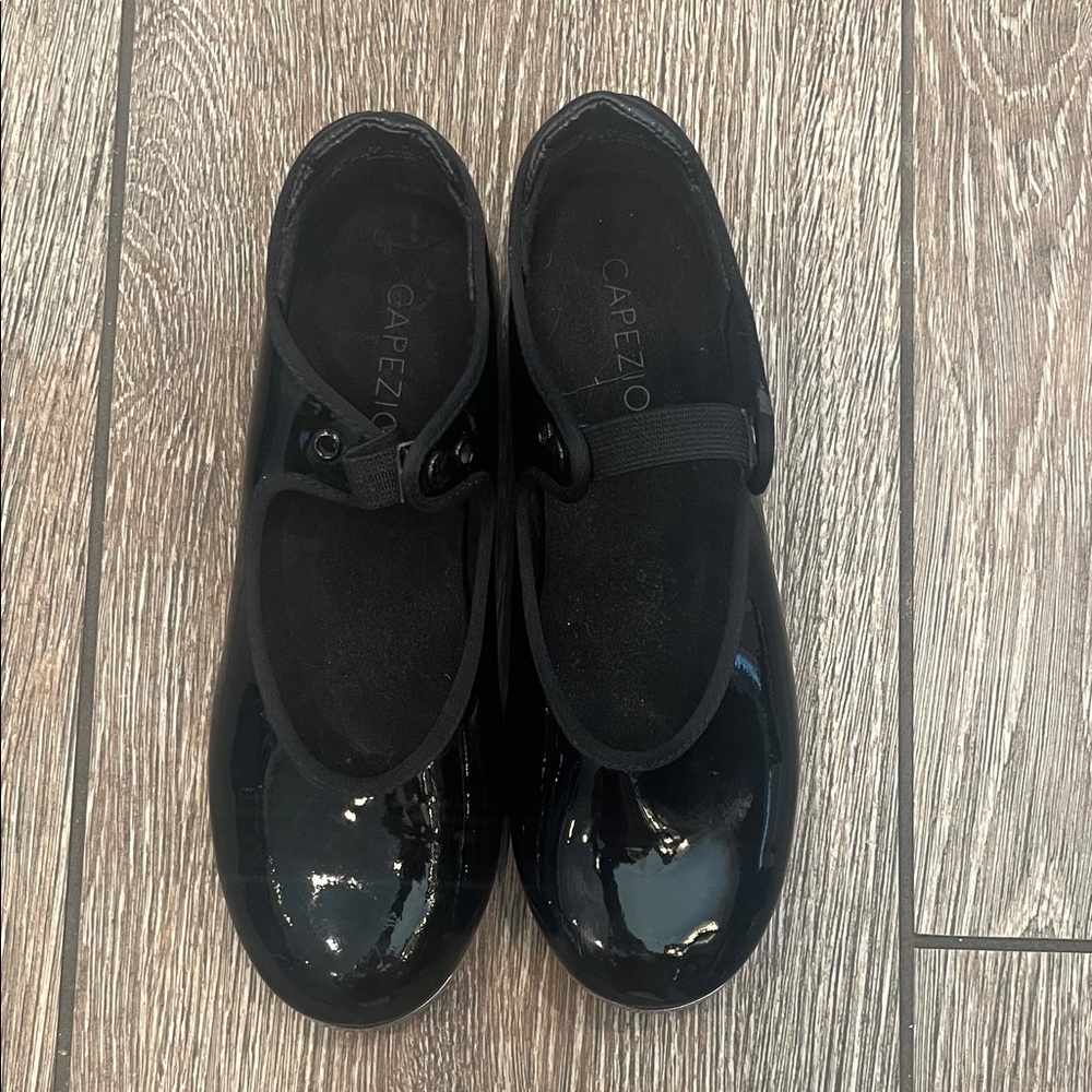 Capezio Kids Glossy Black Tap Shoes